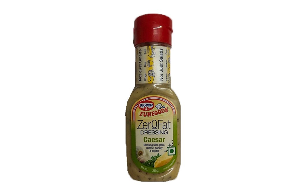 Dr. Oetker Fun foods ZerOFat Dressing Caesar    Plastic Bottle  210 grams